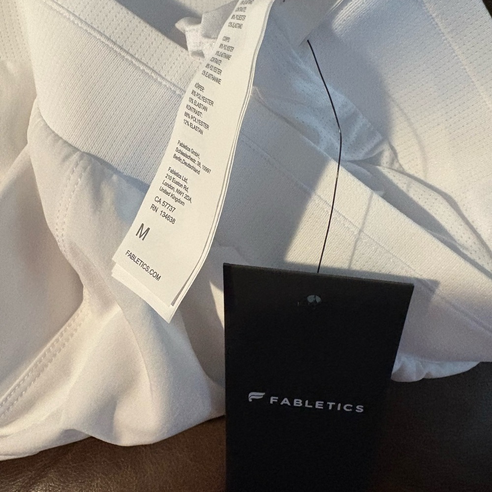 Fabletics White Athletic Shorts - image 1